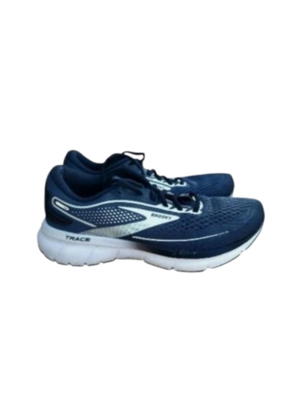 Brooks Athletic Running Trace 2 Jog Walk Tennis Shoe Sneaker Black White Women 8